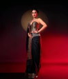 Shruti haasan Dac Golden Nylon Jacquard Silk Party Wear Sarees Wholesale Price In Surat